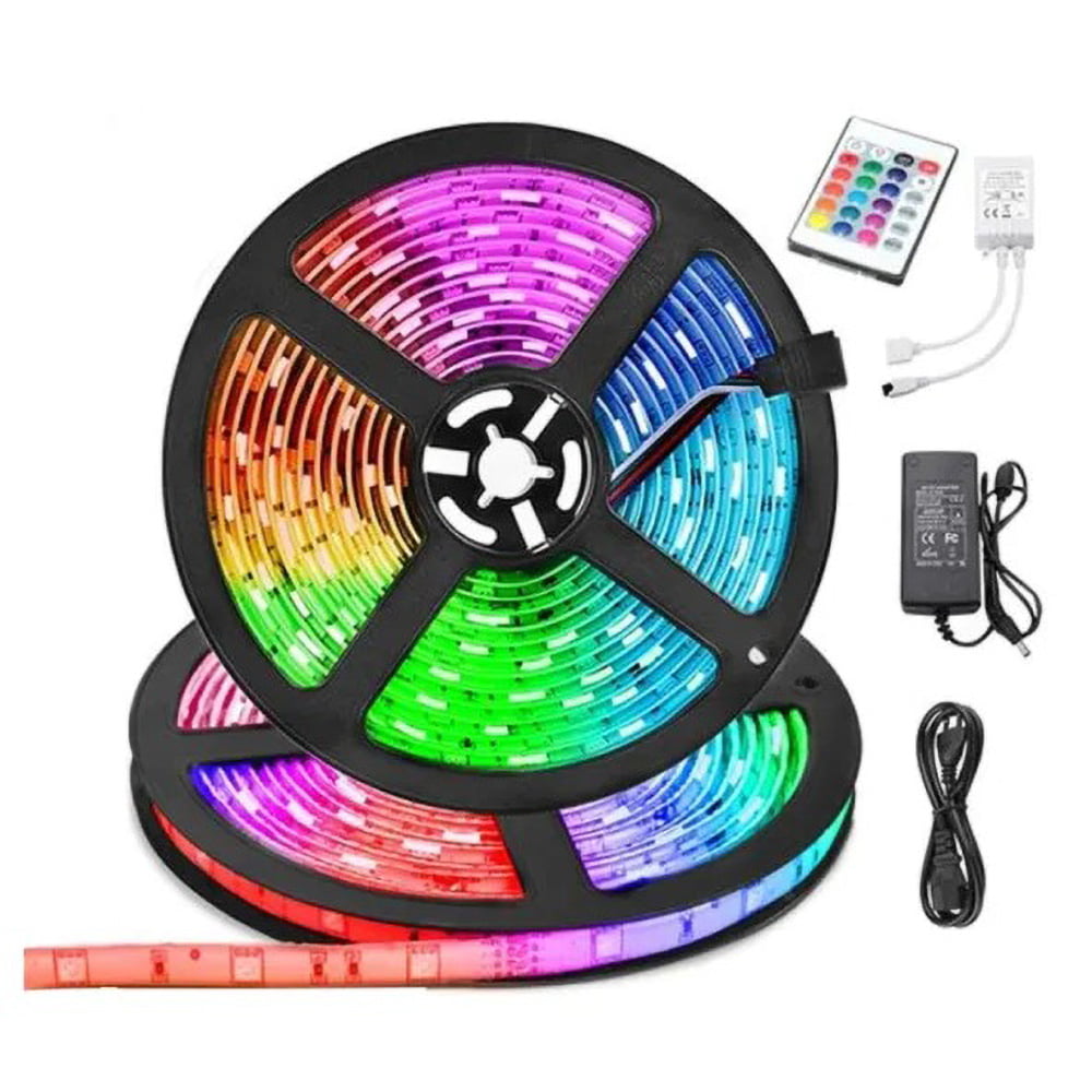 Kit Banda Led Rgb Cu Telecomanda M Led Uri Smd Sonorh