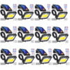 Set 12 Lampi Solare cu telecomanda, SONORH®, COB LED, Senzor de Miscare si Lumina, Cablu 5 m, Panou Solar ajustabil, Impermeabila