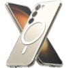 Husa Magnetica compatibila Samsung Galaxy S23, Transparenta, MagSafe, SONORH®