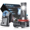 Set 2 Becuri LED 9006/HB4, 120W, 6500K, 30000LM, Canbus Plug&Play, Ventilator si Tija Racire din Cupru, 60000 Ore, IP65, 7SP, SONORH®