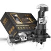 Set 2 Becuri LED H7 Lens cu Lupa, 120W, 6000K, 20000LM, Canbus Plug&Play, 1:1, Ventilator si Tija Racire din Cupru, 30000 Ore, IP68, SONORH®