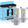 Set 2 Becuri LED Auto H3, 140W, 28000lm, 6500K Alb Rece, IP68, Plug & Play, High/Low Beam, SONORH